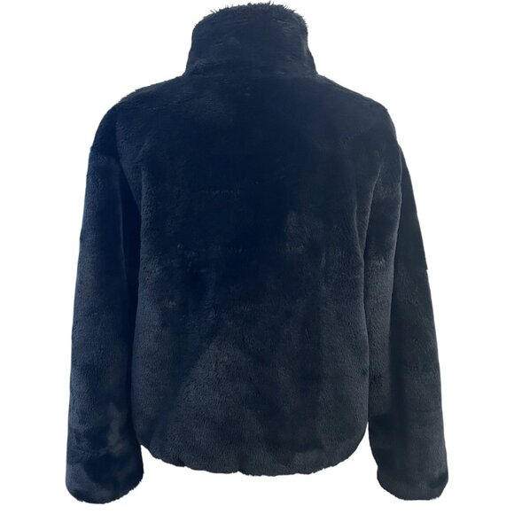 NIKE Faux Fur Swoosh Oversize Jacket | Size XS - Picture 2 of 16